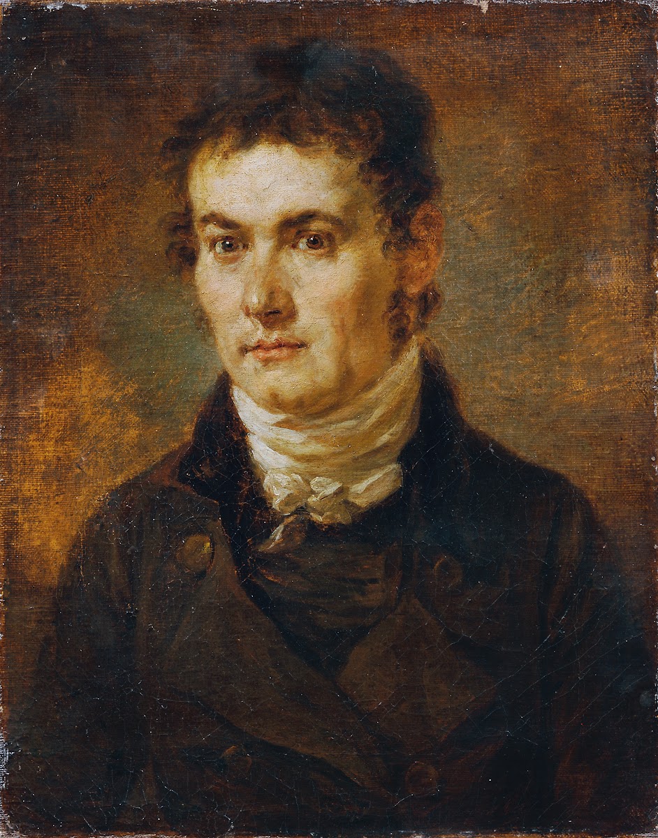 Mann mit weißer Halsbinde 1800