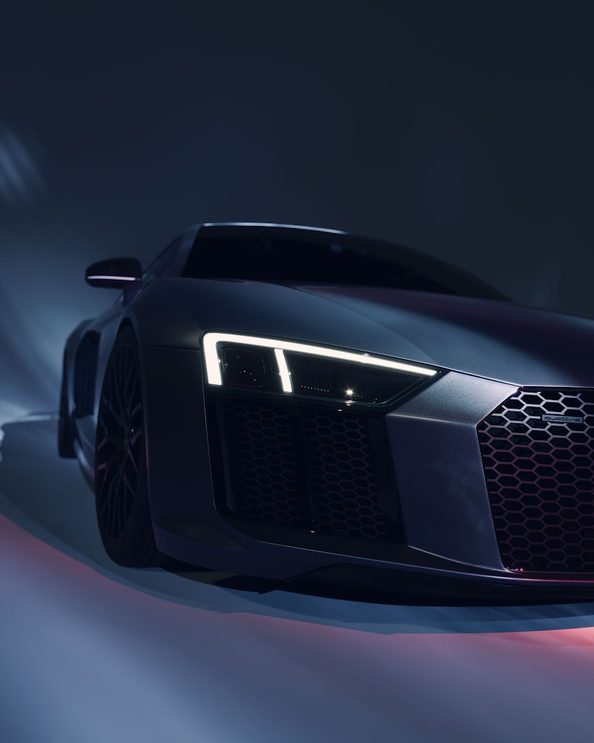 Audi R8 Headlight Picture