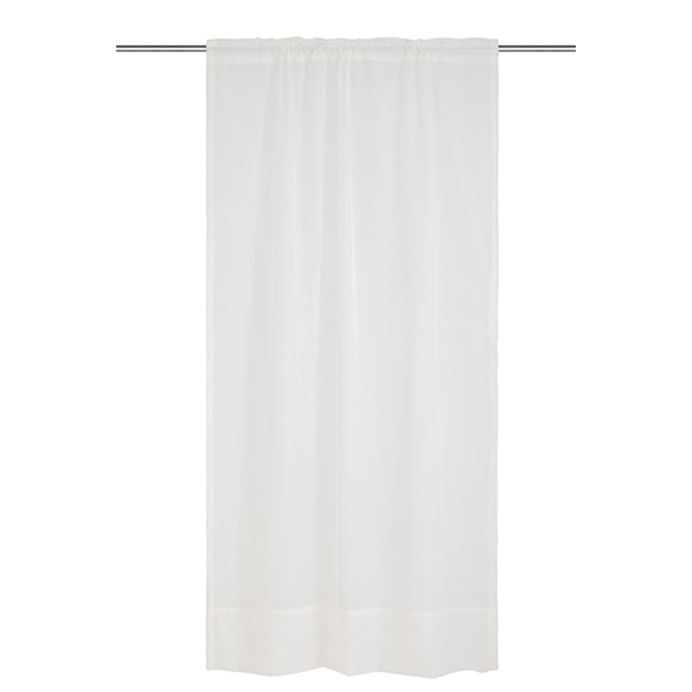 Cortina traslúcida de poliéster CasaMia™ Voile de 1.35 x 2.13 m, color champaña