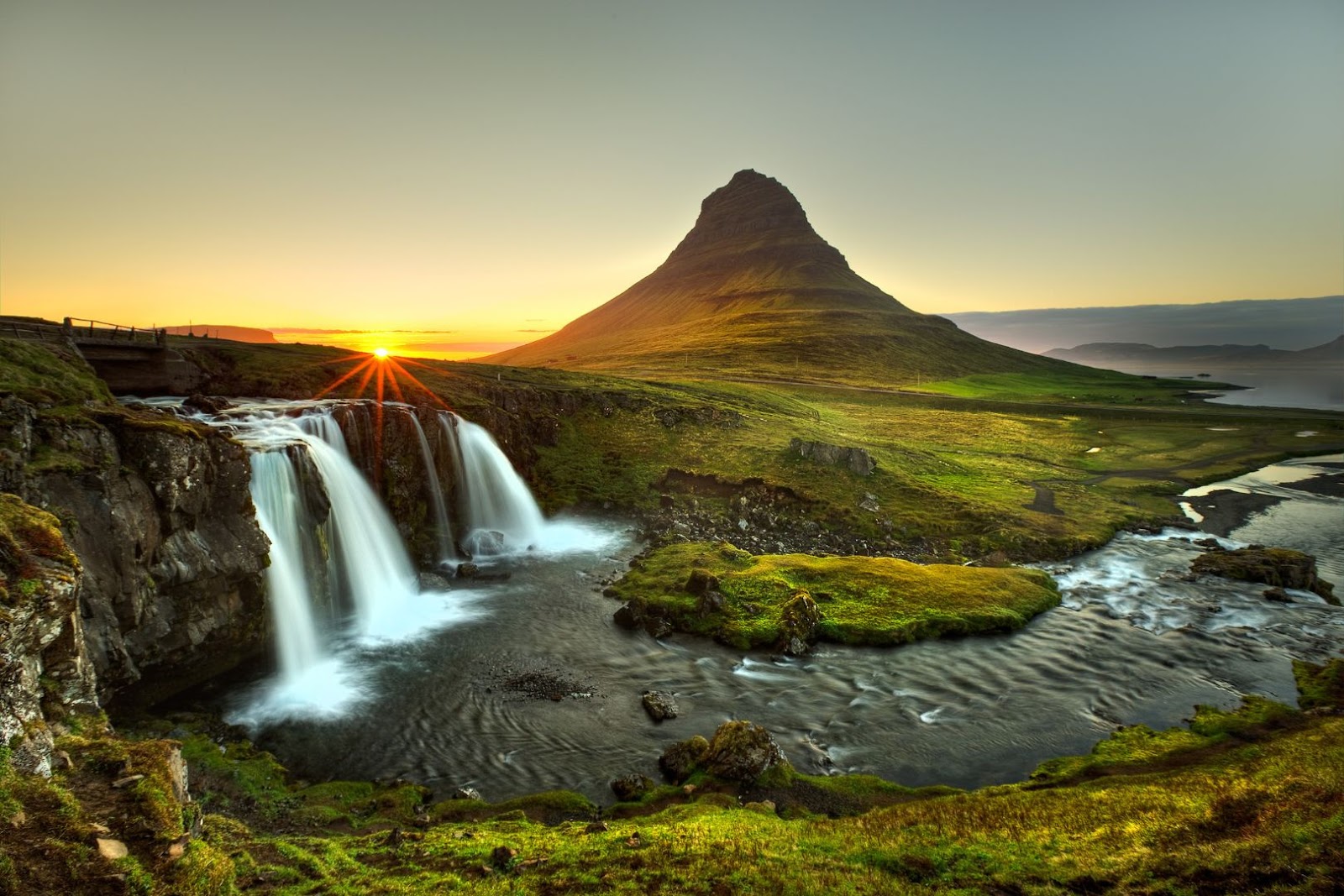 Kirkjufell glowing under the midnight sun—where Iceland’s magic never sleeps.