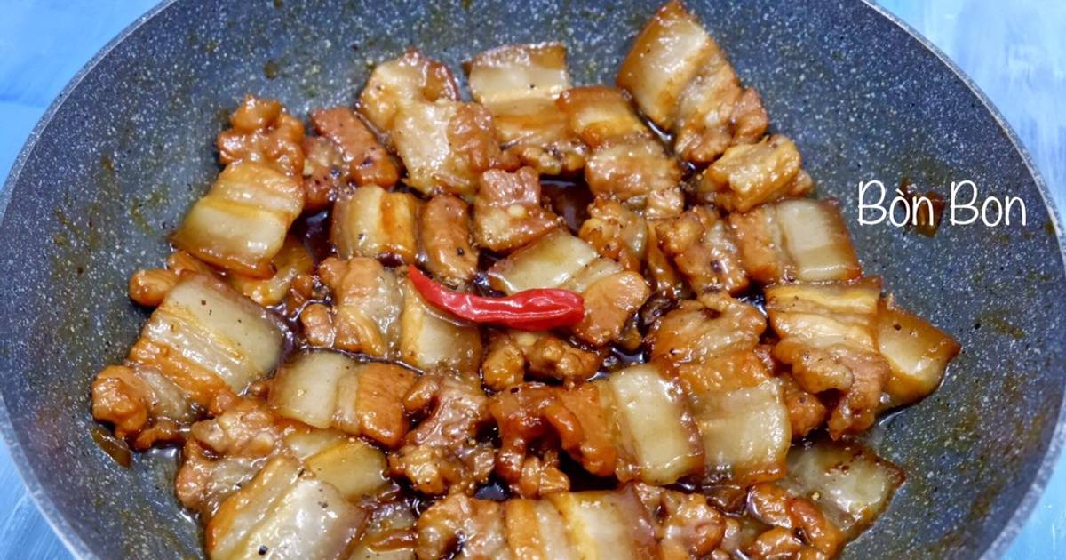 Thịt Ba Rọi Kho Tiêu