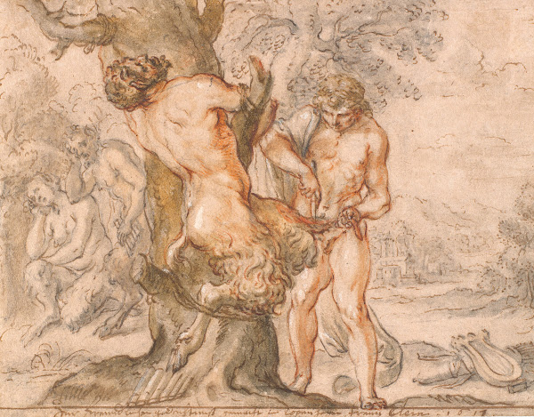 Apollo flår Marsyas 1617