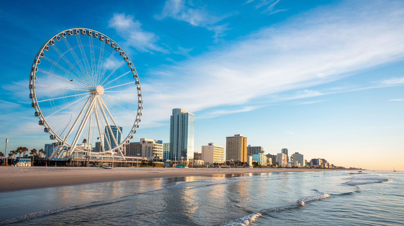 Distance from Silver Spring MD to Myrtle Beach SC