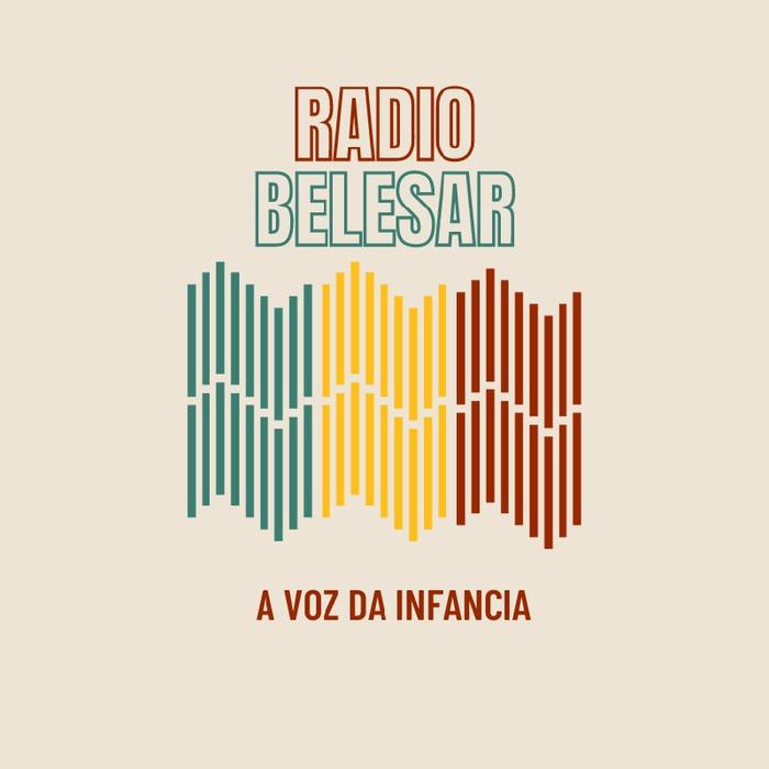 Logo da Radio Belesar, a emisora escolar coa voz da infancia