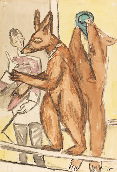 Dressierte Bären 1932