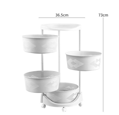 360 degree rotatable kitchen rack