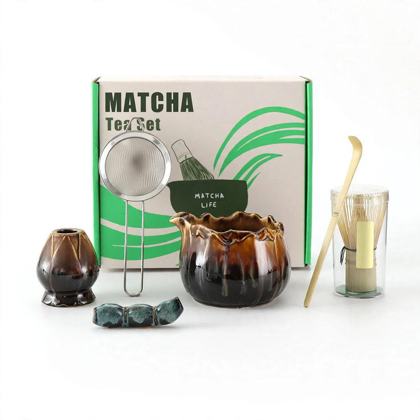 Japanese Matcha Set, 6-piece, Ceramic