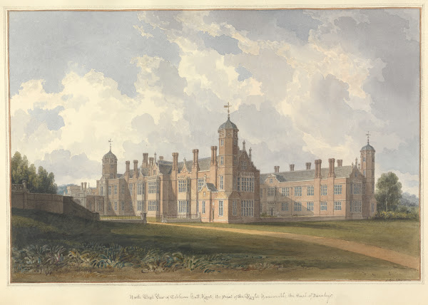 North West View of Cobham hall Kent the Seat of the Right honourable the Earl of