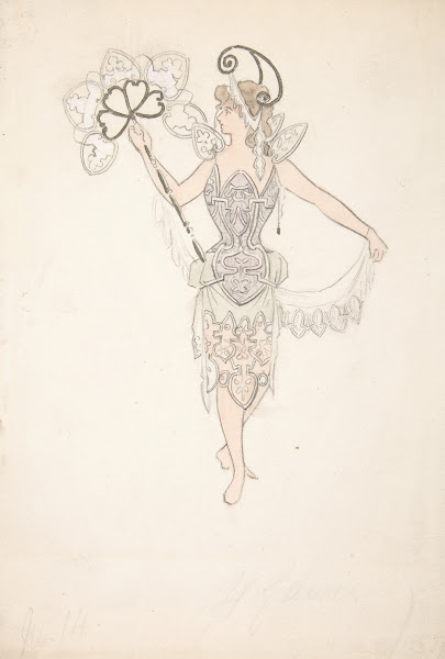 Costume Design for Lady with a Fan 189099
