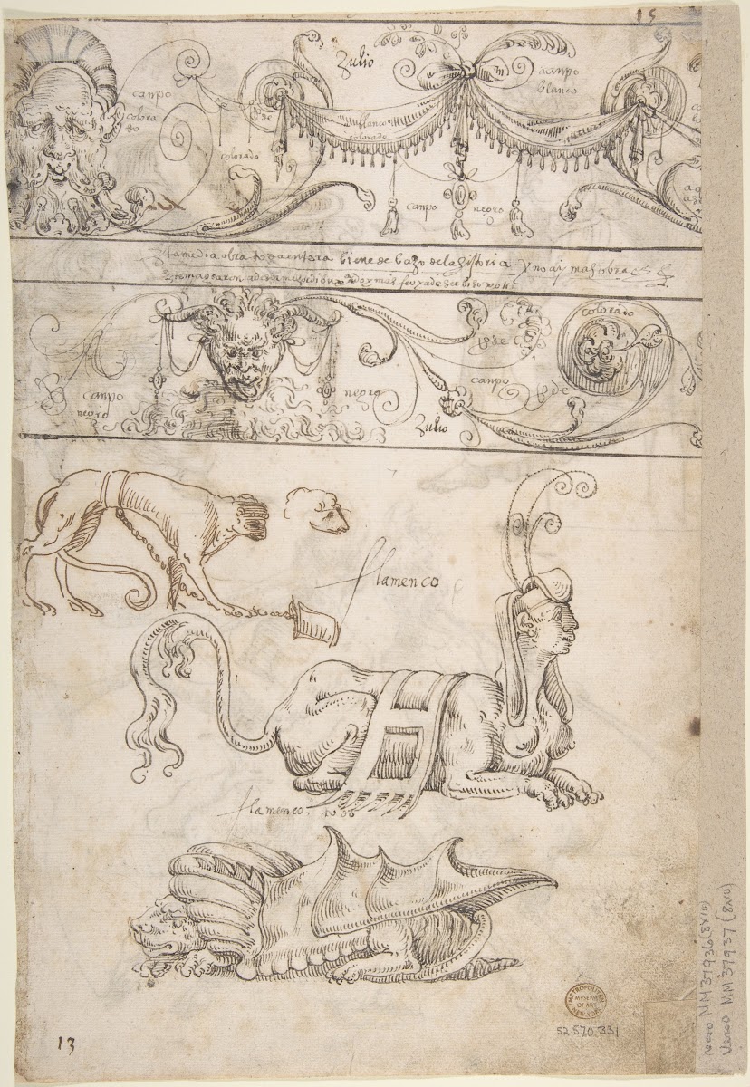 Three Candelabra Grotesques ca 154560