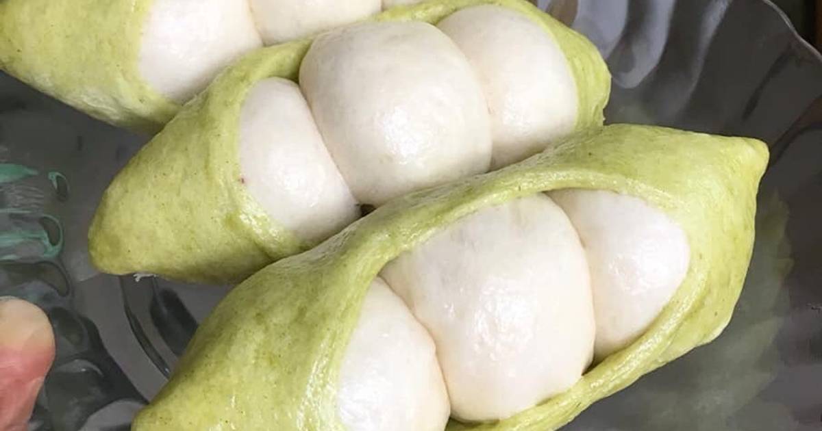 Bánh bao hạt đậu cho bé