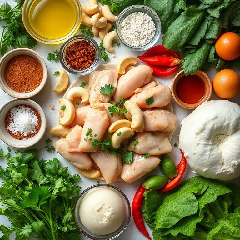Ingredients for Easy Cashew Chicken Stir Fry Recipe for Dinner: Quick & Crunchy Weeknight Meal