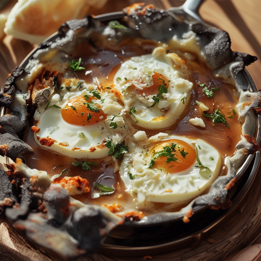 Baked Feta Eggs Recipe: Easy Homemade Comfort Breakfast finished