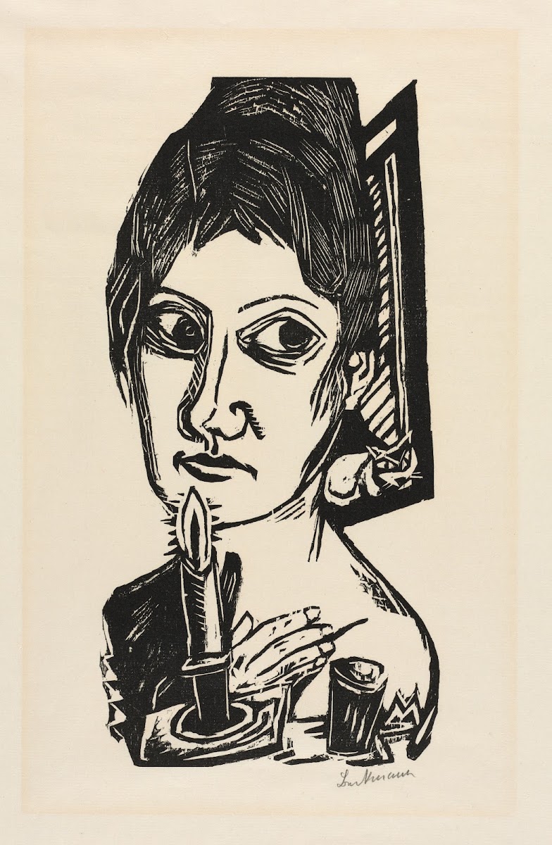 Woman with Candle 1920