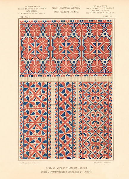 Les ornements de lindustrie domestique  Broderies des paysans Rutheniens vol2 Pl