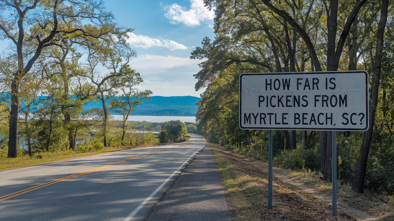 Distance and Travel Tips: Pickens to Myrtle Beach, SC