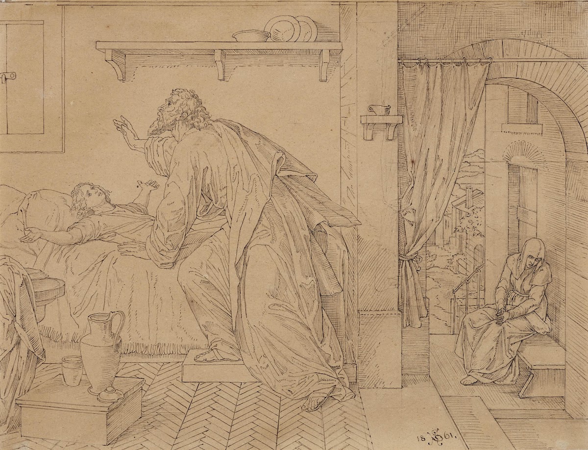 Die Auferweckung Des Sohnes Der Witwe Von Sidon 1861