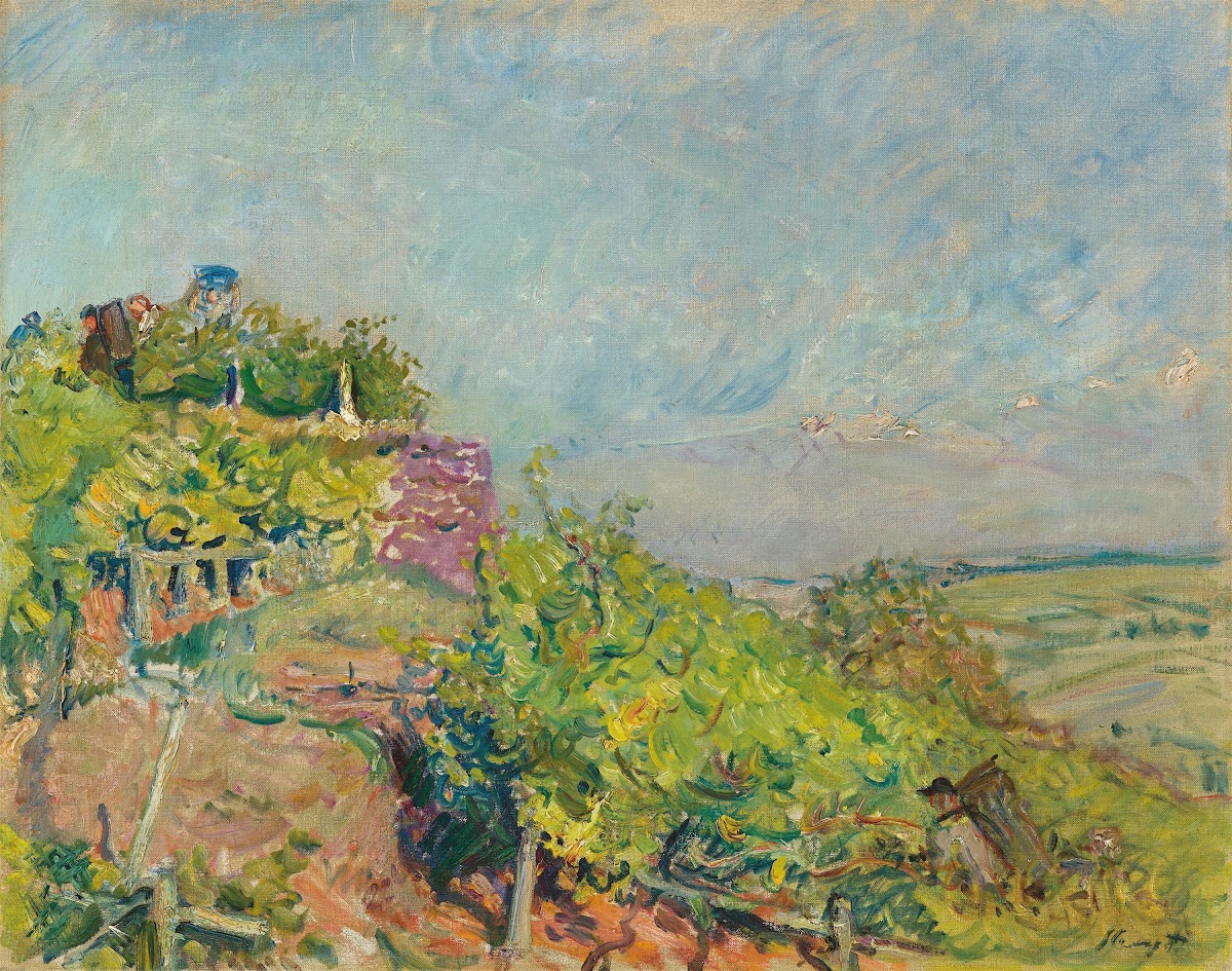 Grape harvest at Neukastel Circa 1920