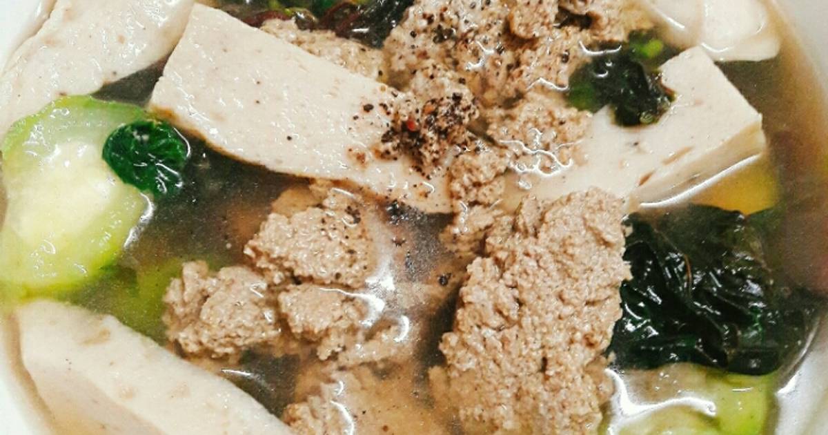 Canh cua chả cá