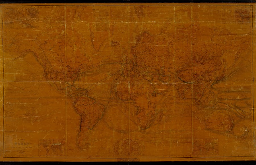 1XXX_Chart of the world on Mercators projection
