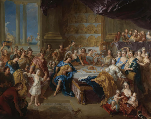 The Feast Of Dido And Aeneas An Allegorical Portrait Of The Family Of The Duc An