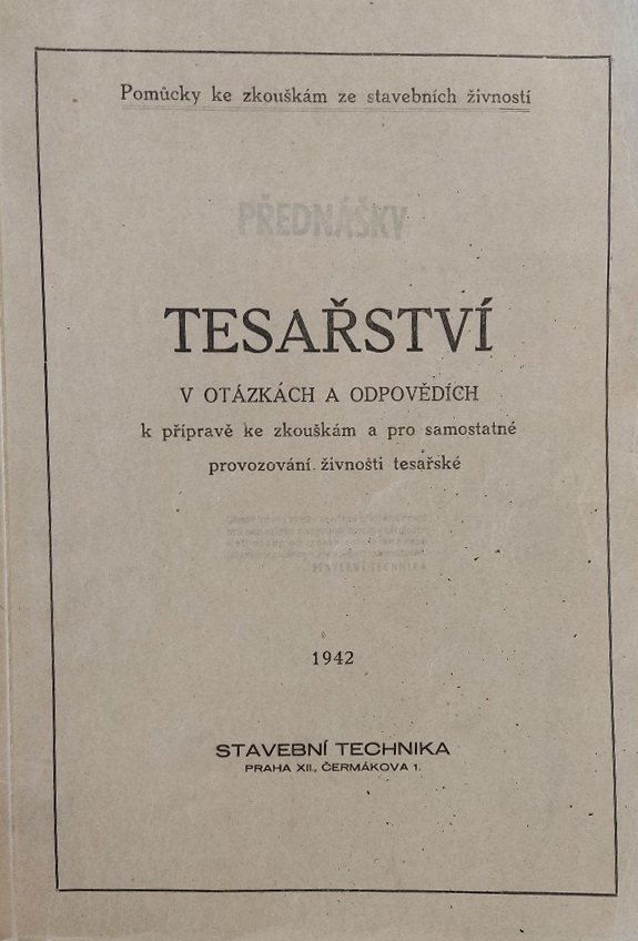 Tesařství v otázkách a odpovědích ...