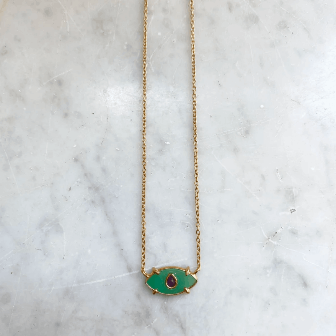 Колье Ayin baby CHRYSOPRASE