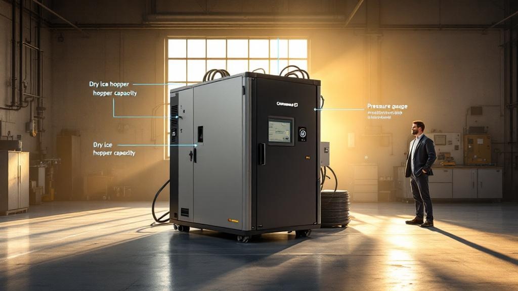 Technical Specifications and Performance for Commando 55 Dry Ice Blaster by Nu-Ice Dry Ice Blasting
