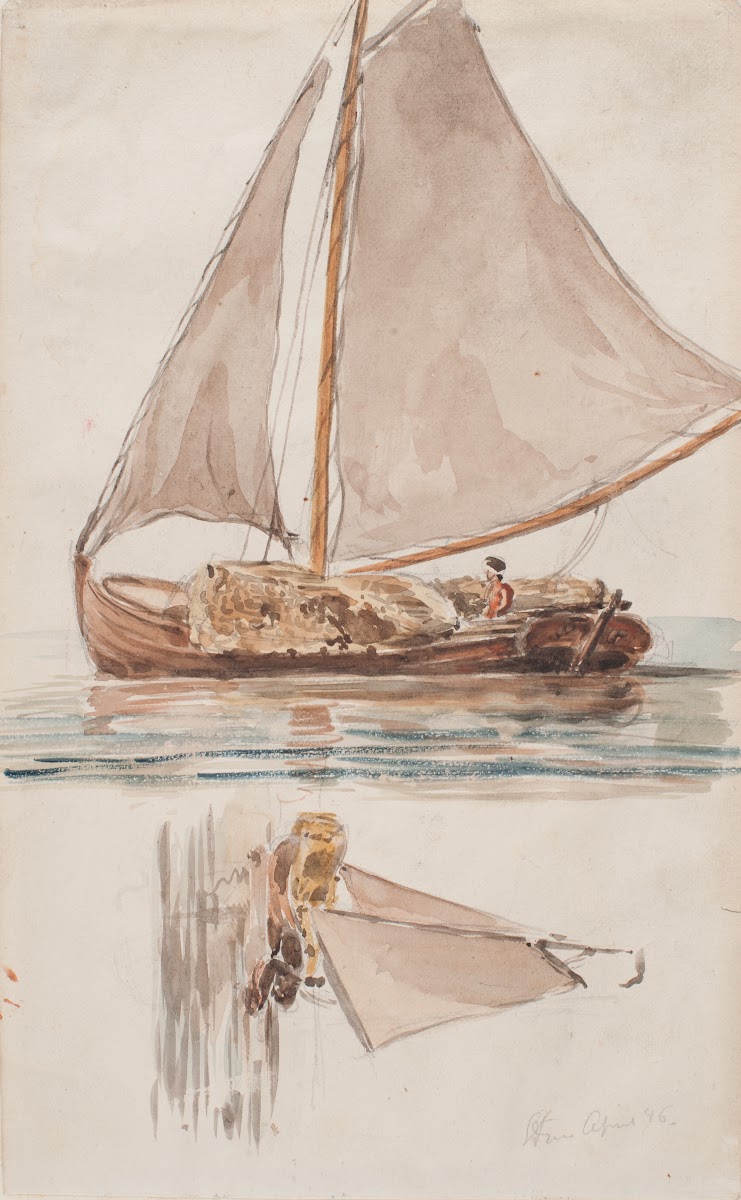 Vedlastad skuta Rospigg 1846