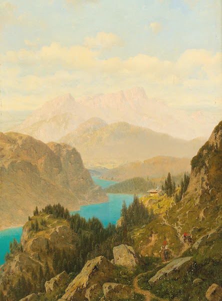 View of the Königssee and the Untersberg