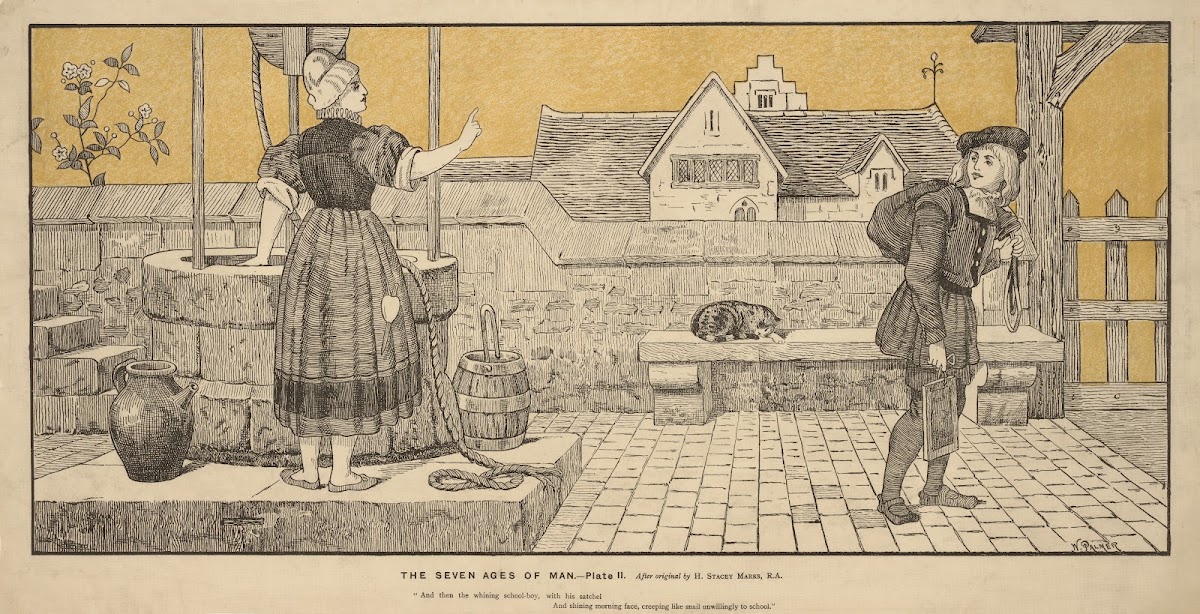 The seven ages of man Pl2 19th century