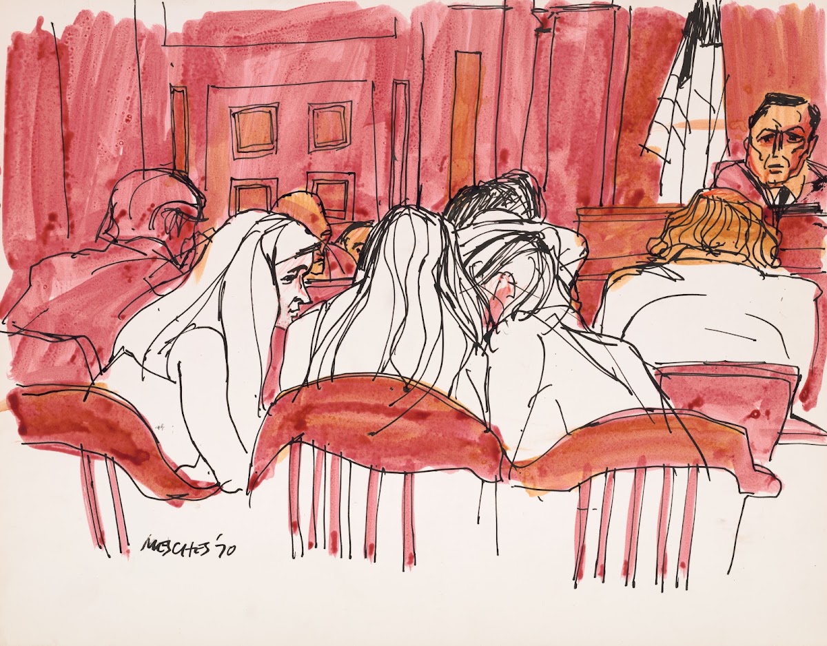 Manson full court girls in front 1970