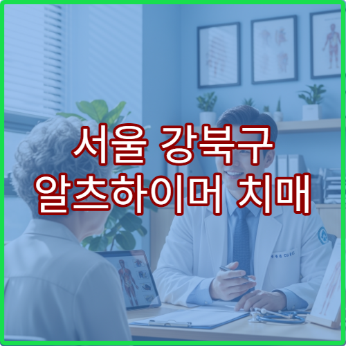 서울 강북구 알츠하이머 치매 초기증상 신경과 조기검진 병원