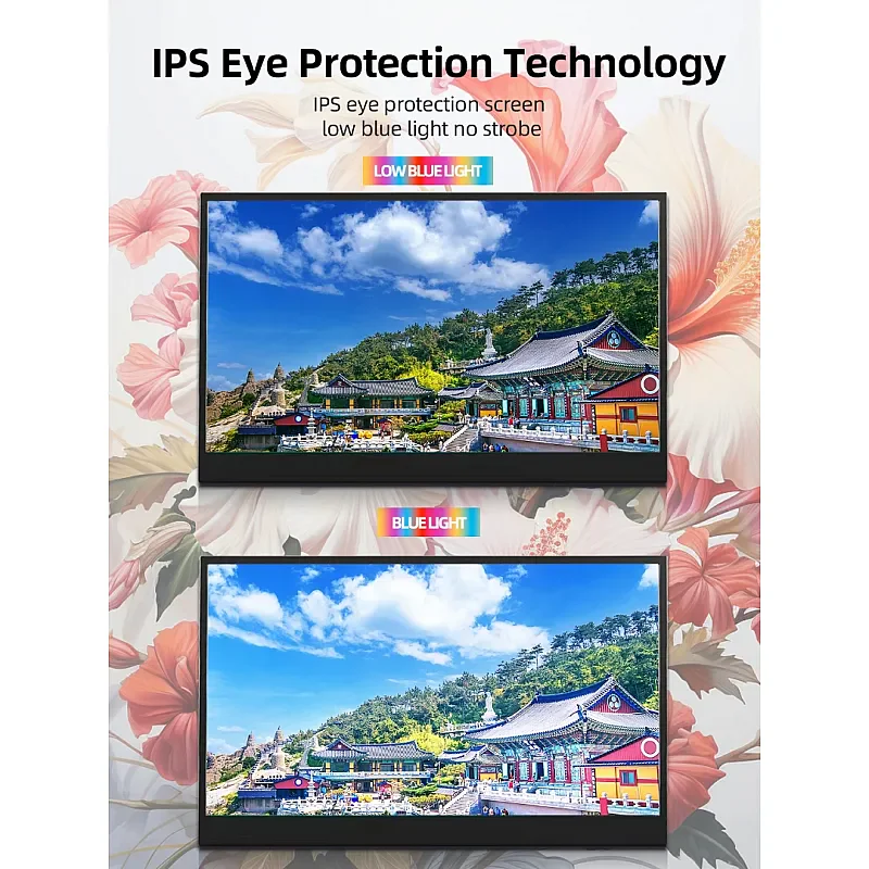 ZSUS 휴대용 모니터 포트