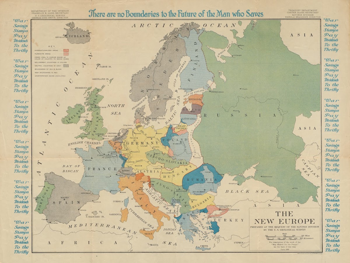 There Are No Boundaries To The Future Of The Man Who Saves The New Europe 1919