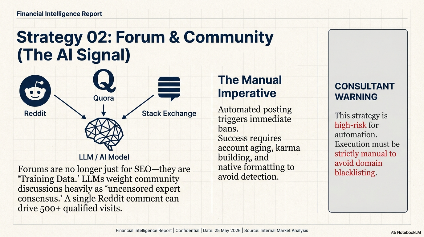 Forum and Community Links Strategy