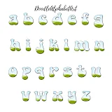 Retro Groovy Font Canva Letter Frames Version 2 photo 3 template 73