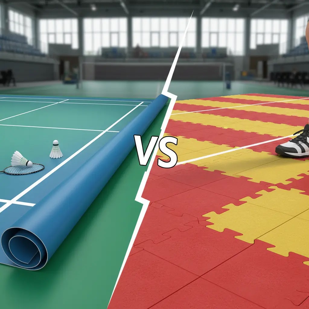 Vinyl atau Interlock? Ini Perbedaan Lantai Badminton yang Wajib Diketahui