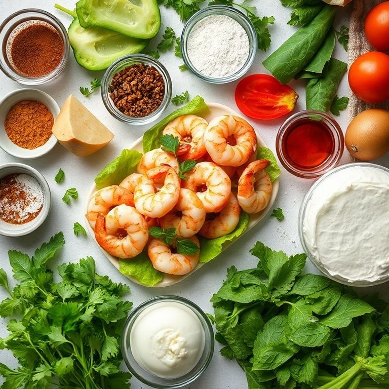 Ingredients for Easy Grilled Shrimp Caesar Wraps for Quick Dinner: Fast, Flavorful, Fire‑Grilled Bliss