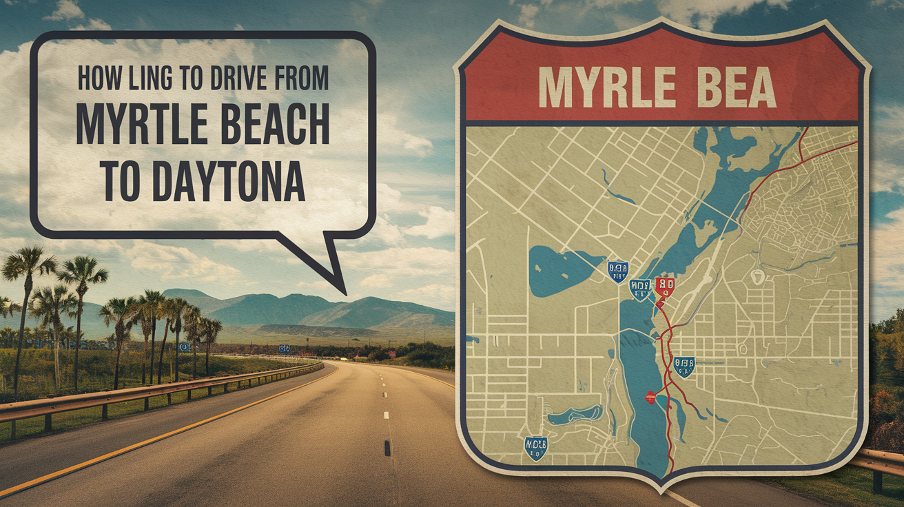 How Long to Drive from Myrtle Beach to Daytona Beach