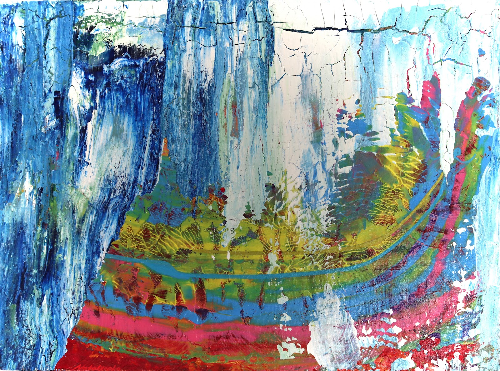 The Cave of Stories by Natalyonka - Acrylic on Canvas