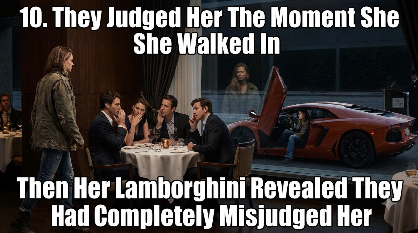 They Judged Her The Moment She Walked In Then Her Lamborghini Revealed They Had Completely Misjudged Her