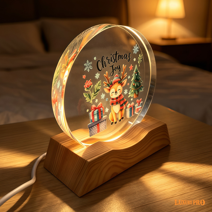 Round pancake luminous night light