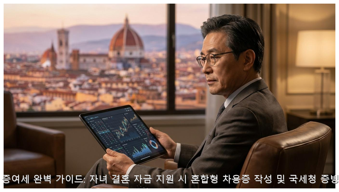 2026 자녀 결혼자금 증여세 면제와 차용증 전략 핵심 안내 및 분석 인포그래픽 (2)