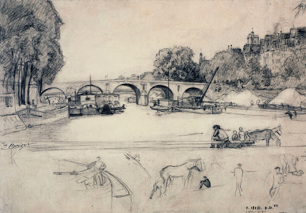 Le pont Marie 1743   1809