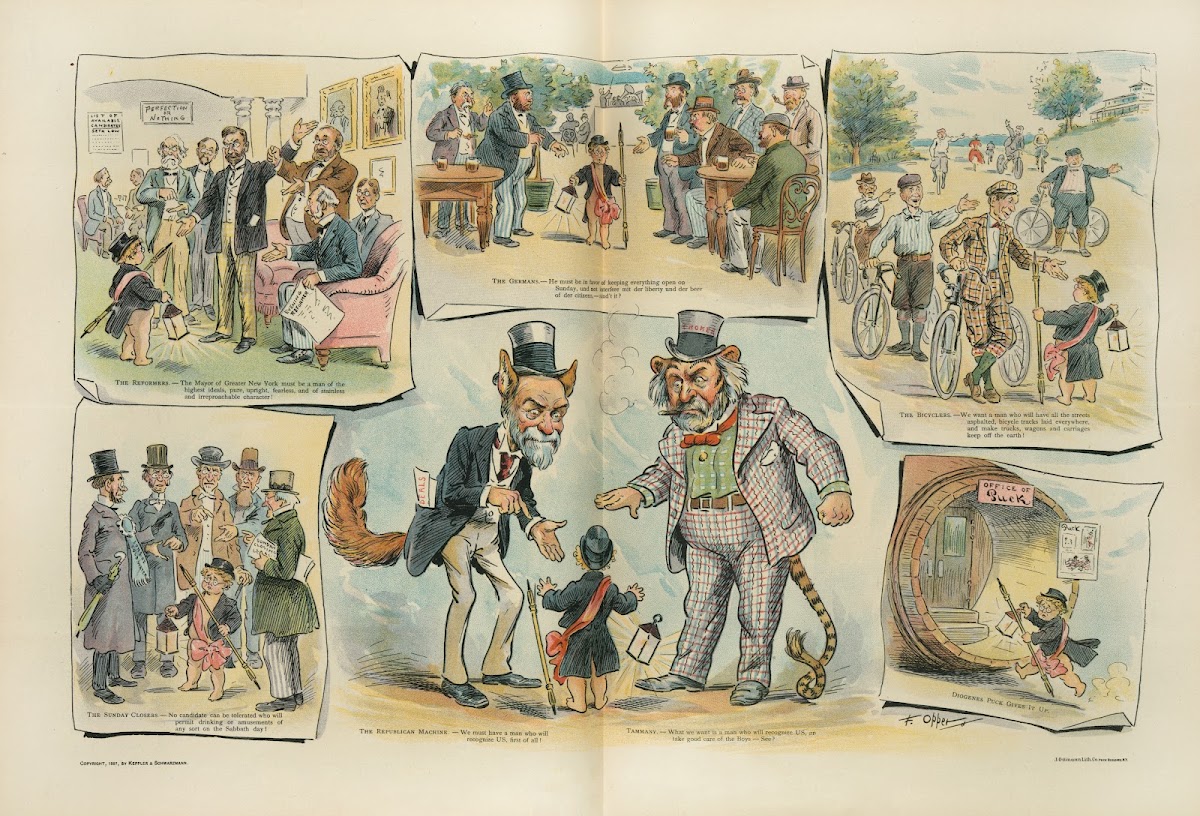 The right man for mayor of greater New York 1897