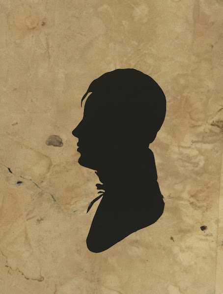 Silhouette of man facing left no 12 1761 1827