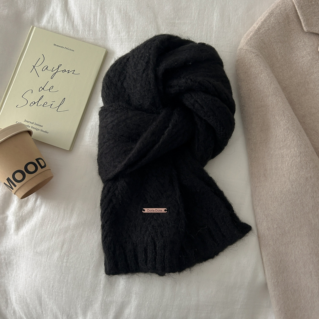 Strickschal aus Alpakawollmischung