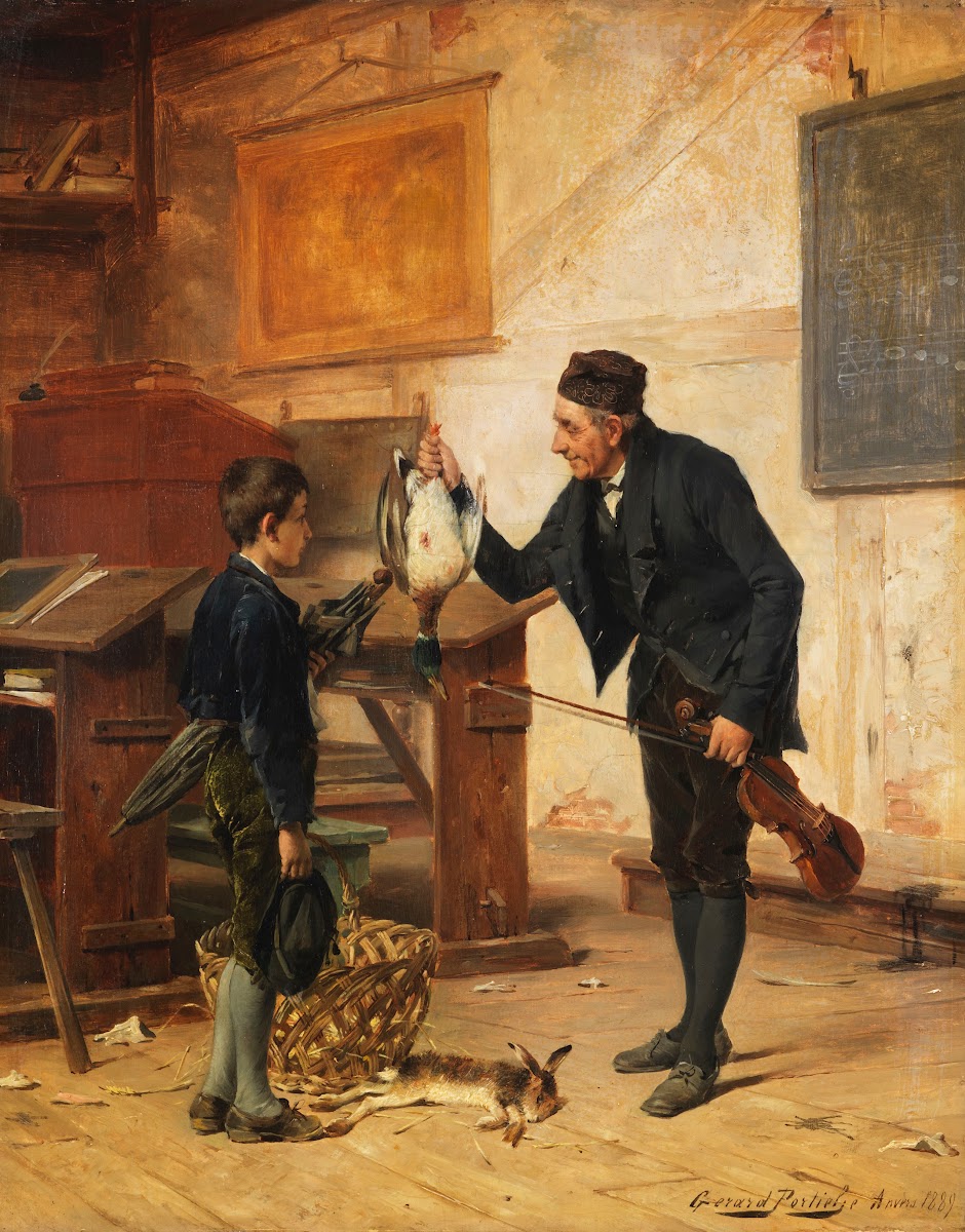 Das Unterpfand für eine Geigenstunde 1889