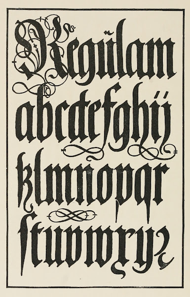 German Blackletters From a Brass 1902